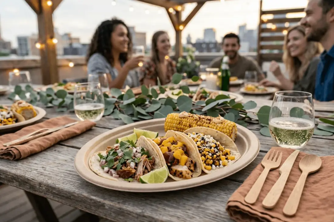 Bio a eko jednorazový riad - zelená alternatíva pre každý event