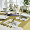 Servítky Airlaid, PAW Gold Birthday 40 - 40x40/50 ks