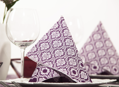 Servítky MANDY aubergine 40x40/50 ks, Linclass
