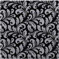Servítky CARLO schwarz-silber 40x40/50 ks, Linclass