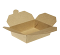 Krabička kraft takeaway 1300ml 40ks/bal