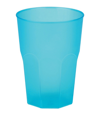 Plastový koktailový pohár - 420 ml. turkis 