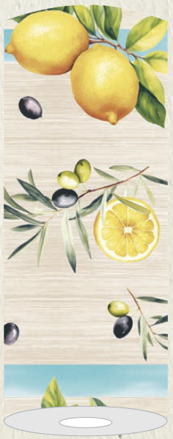 Šerpa Olives & Lemons 40cm x 24m Linclass, Mank
