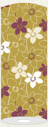 Šerpa stredová Cora gold 40cm x 24m Linclass, Mank
