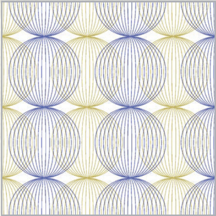 Servítky LUDO grau-gold, 40x40 Linclass, Mank