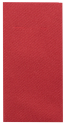 Príborník - Besteckservietten ROT 40x40/75 Linclass MANK