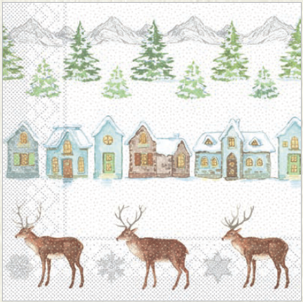 Vianočné servítky tissue Sandy 40x40 / 100 ks