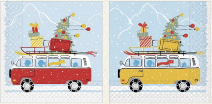 Vianočné servítky tissue Winter Holidays 33x33 / 100 ks Vianočné servítky tissue Winter Holidays 33x33 / 100 ks