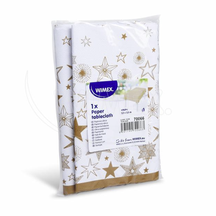 Papierový obrus skladaný Vianoce 1,2 x 1,8 m [1 ks]