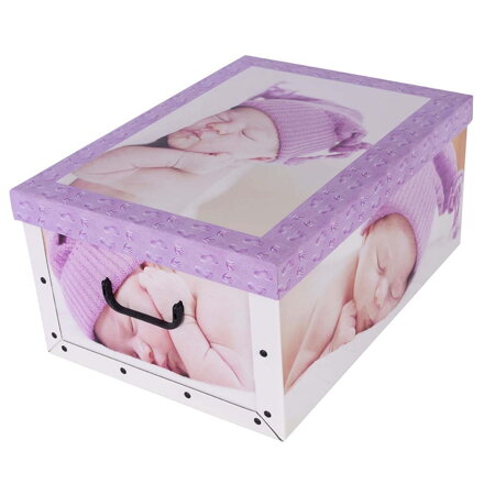 Úložná krabica Babies Sleep Purple