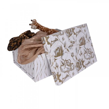 Krabica Gold Roses Flowers maxi