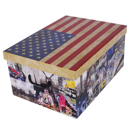 Krabica FLAGS AMERICA maxi