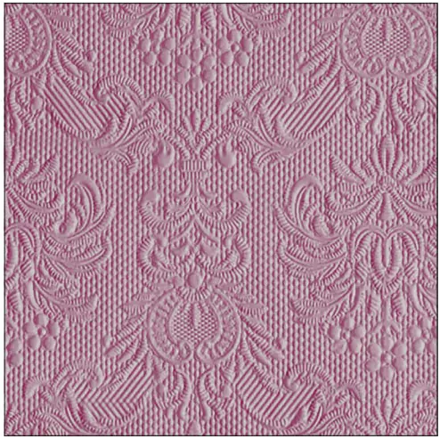 Servítky Ambiente Elegance Pale Rose 25 × 25 cm, 15 ks