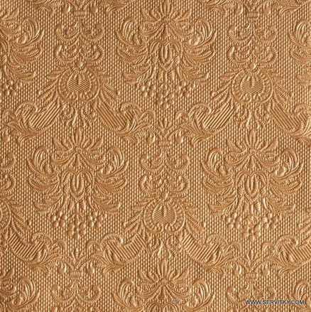 Servítky Elegance bronze 40x40, Ambiente