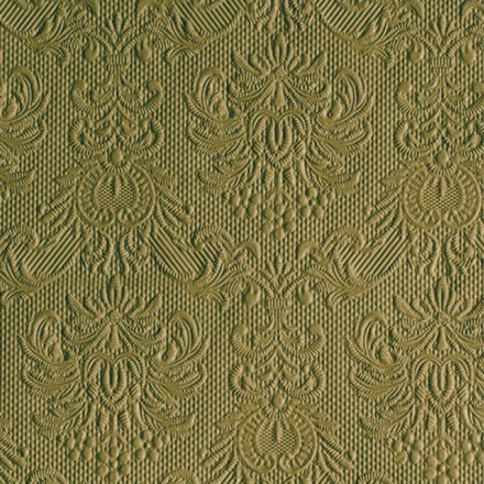 Servítky Elegance olive green 40x40 Ambiente