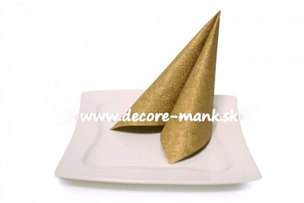 Servítky 33x33 ELEGANCE gold, Ambiente