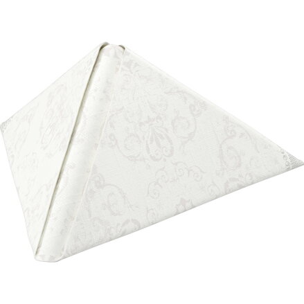 DUNI OPULENT WHITE 40X40CM, 45KS
