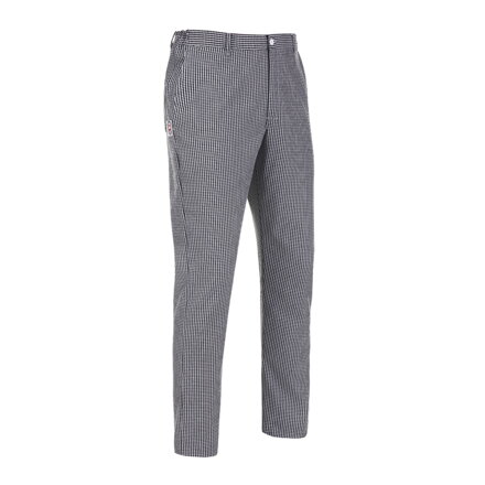 Kuchárske nohavice Slim Fit Pepita