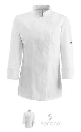 Dámsky kuchársky rondon Girl white Sorona, Egochef