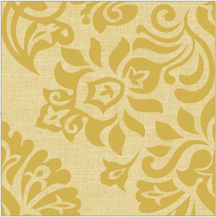 Servítky MANK Rex s jemným vzorom, netkaná textília, 40x40cm, žlto-zlaté 50 ks