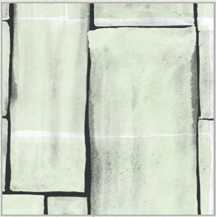 Servítky MANK Theo salbei s moderným vzorom, netkaná textília, 40x40cm, 50 ks