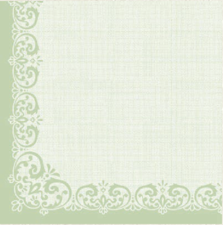 Servítky MANK Janina, sage green, 40x40cm 50 ks