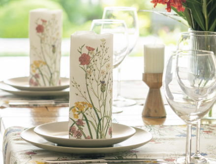 Servítky EDITH, 40x40 Linclass, Mank -50 ks