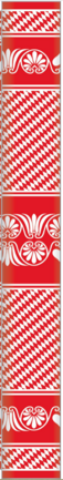 Obrusová rola BAVARIA rot 120cmx25m, Linclass