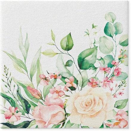 FLORAL MOMENTS 40x40/50 ks servítky Airlaid, PAW