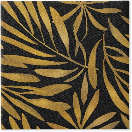Servítky Golden Leaves 40x40/50 ks Airlaid, PAW
