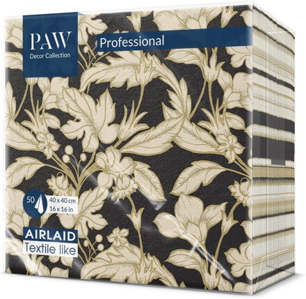 Servítky Beautiful Floral Pattern 40x40/50 ks Airlaid, PAW