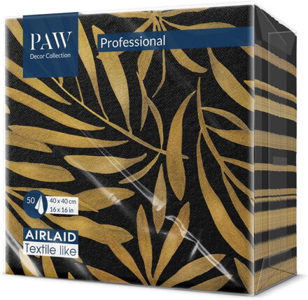 Servítky Golden Leaves 40x40/50 ks Airlaid, PAW