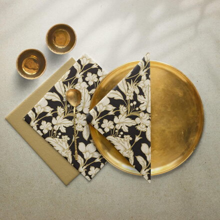 Servítky Beautiful Floral Pattern 40x40/50 ks Airlaid, PAW