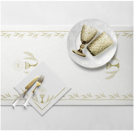 Paw šerpa Airlaid First Communion 40cmx24m