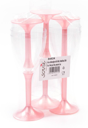 Pohár na sekt pearl rosa
