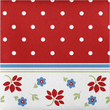 Servítky LEA rot 40x40 Linclass, Sovie Horeca