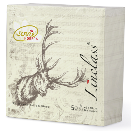 Servítky WILD 40x40/50 ks Linclass, SH