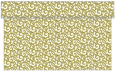 Šerpa RICO champagner-gold 40cm x 24m, Linclass
