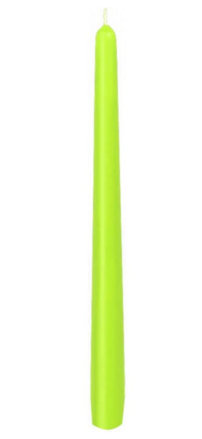 Sviečka kónická 250 mm Bledozelená 