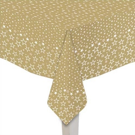 Vianočný obrus STARRY SKY gold 140x220 Airlaid, Ambiente