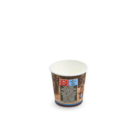 Papierový pohár "Coffee to go" Ø62mm 110ml `XS: 0,08L/4oz` [50 ks]