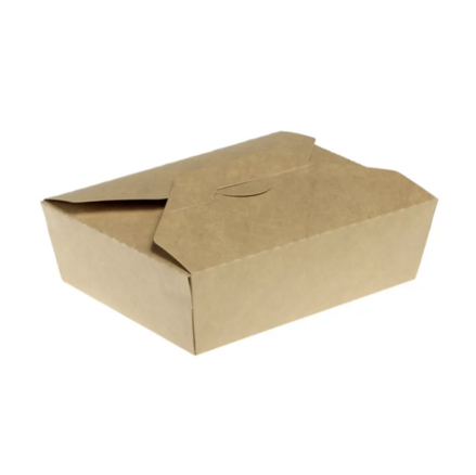 Krabička kraft takeaway 1000ml 45ks/bal,