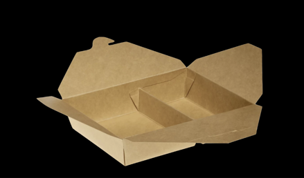 Takeaway box dvojdielny 738/532ml, 50ks/bal. 