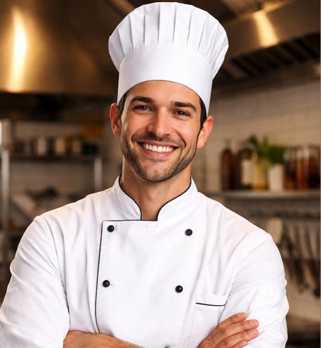 oblečenie pre kuchárov a hotelový personál