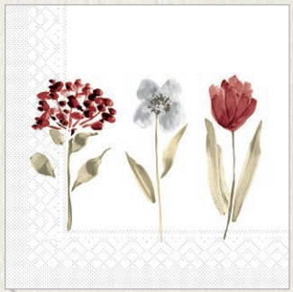 Servítky papier 100 ks Selma Herbst 33x33, Mank