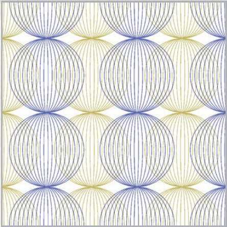 Servítky LUDO grau-gold, 40x40 Linclass, Mank