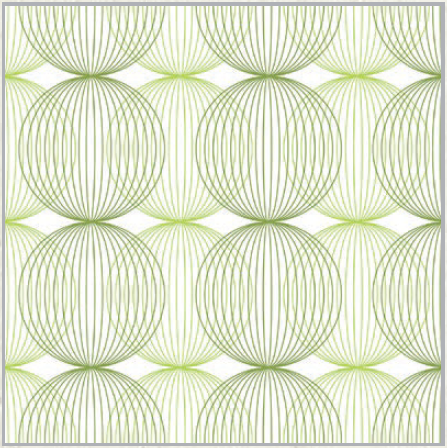 Servítky LUDO lime-oliv, 40x40 Linclass, Mank