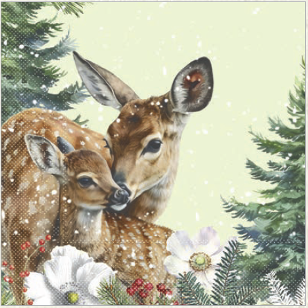 Vianočné servítky tissue Kemi 40x40 / 600 ks