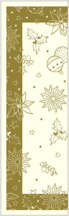 Vianočný obrus Milan Champagne - gold 80x80 cm