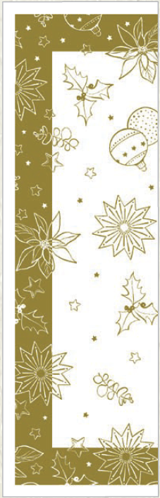 Vianočný obrus Milan Weiss - gold 80x80 cm